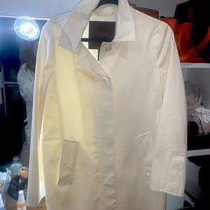 Coach Ivory Car Coat small never worn